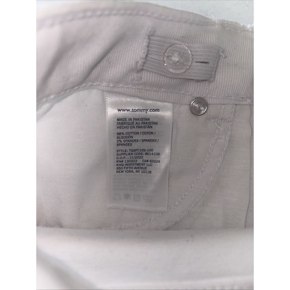 Tommy Hilfiger NWT Girls‎ White Jean Shorts Girls 16 Cotton Adjustable Waist - Picture 5 of 5
